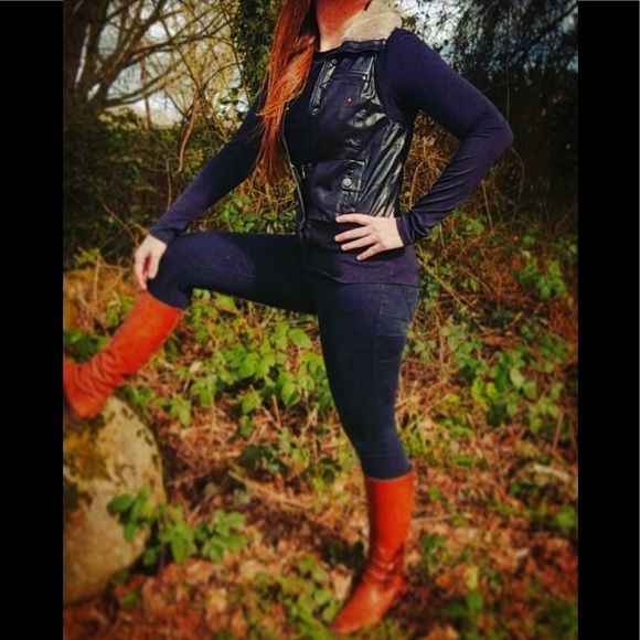 Ci Sono Black Leather vest!!🖤 - Picture 3 of 6